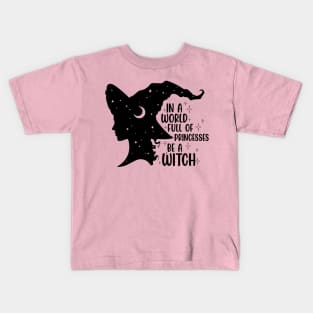 Feminist Witchy Grandaughter of Witches Halloween Kids T-Shirt